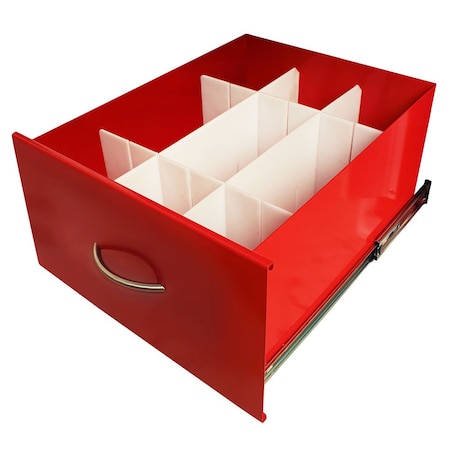 Harloff Basic MDS18 Adjustable Plastic Divider Set, 9 or 12 Inch Drawers MD18-DIV9-B
